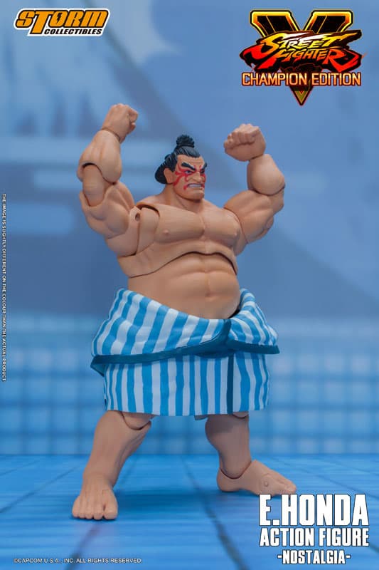 Street Fighter V Champion Edition Action Figure E. Honda Nostalgic