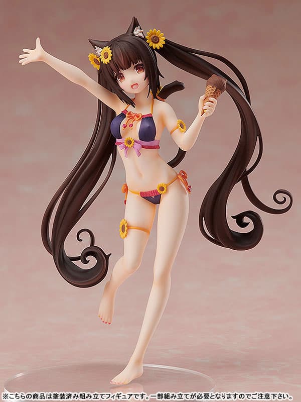 Nekopara Chocola Swimsuit Ver. 1/12 Pre-painted Assembly Figure