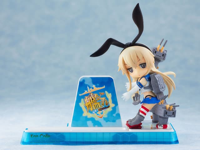 Smartphone Stand Bishoujo Character Collection No.04 Kantai Collection -Kan Colle- Shimakaze Pre-painted Complete PVC Figure
