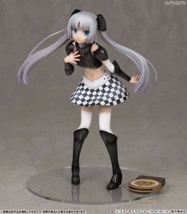 Miss Monochrome -The Animation- 2 - Miss Monochrome Black Ver. 1/8 Complete Figure