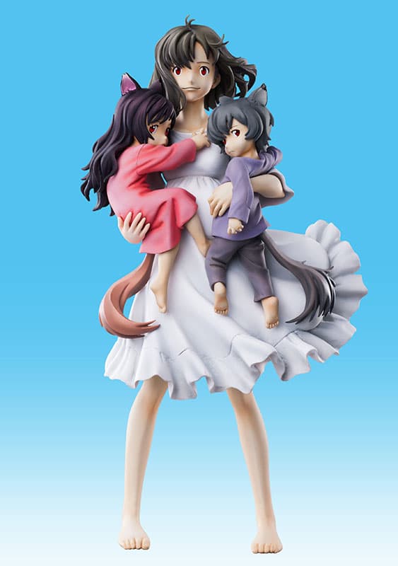 Chozo Art Collection - Wolf Children: Hana and Ame and Yuki Complete Figure
