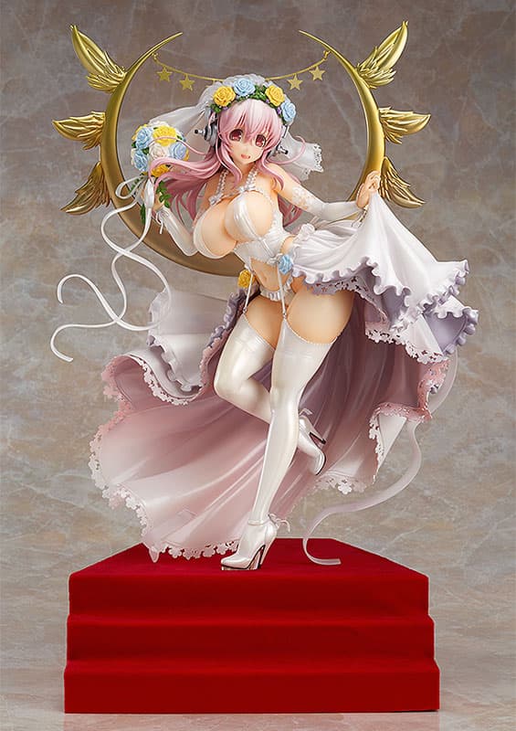 Super Sonico 10th Anniversary Figure Wedding Ver. 1/6 Complete Figure