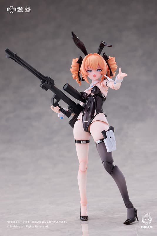 Sushing BUNNY RAPID ACTION SQUAD Sniper Leoni 1/12 Posable Figure
