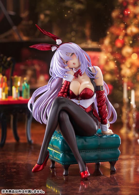 She Laughs Shy...I Feel Ashamed AMAGASA TSUDURI Bunny Style (Xmas santa color) 1/7 Complete Figure