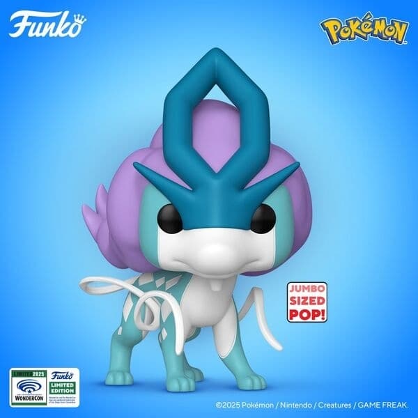 Pocket Monsters - Suicune - Jumbo Sized POP! - POP! Games (1048) - POP! Pokémon - POP! Vinyl