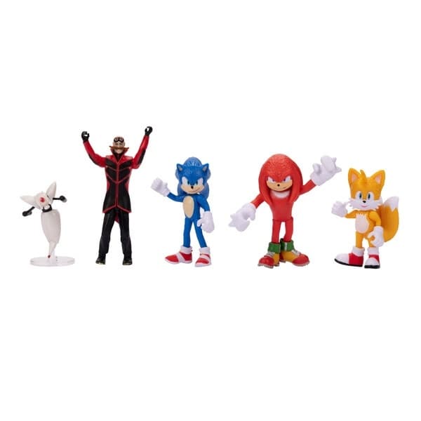 Sonic the Hedgehog 2 - Knuckles the Echidna - Sonic 2.5-Inch Figure (Sonic the Movie) - Sonic the Hedgehog 2 Movie Figure Collection