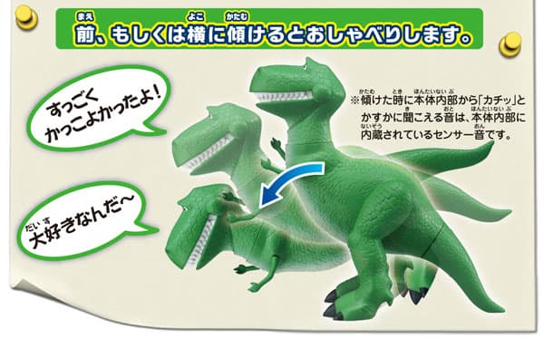Toy Story 4 English and Japanese! Talking Friends Rex