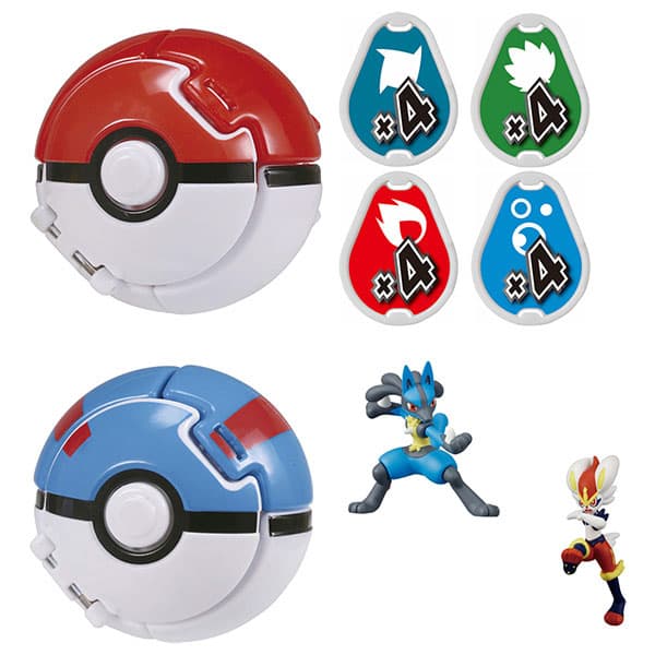 Pokemon MonColle World MonColle PokeDel-Z Ash VS Go (Lucario:Cinderace)