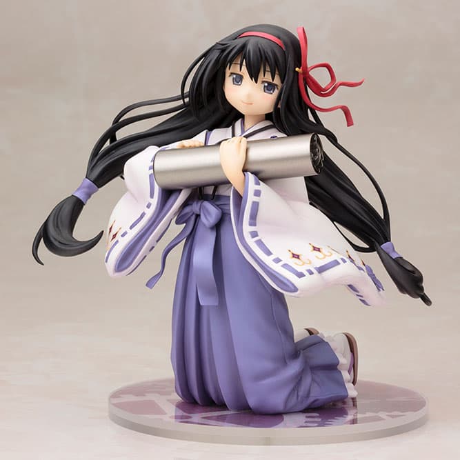 Puella Magi Madoka Magica the Movie - Homura Akemi Shrine Maiden Costume 1/8 Complete Figure