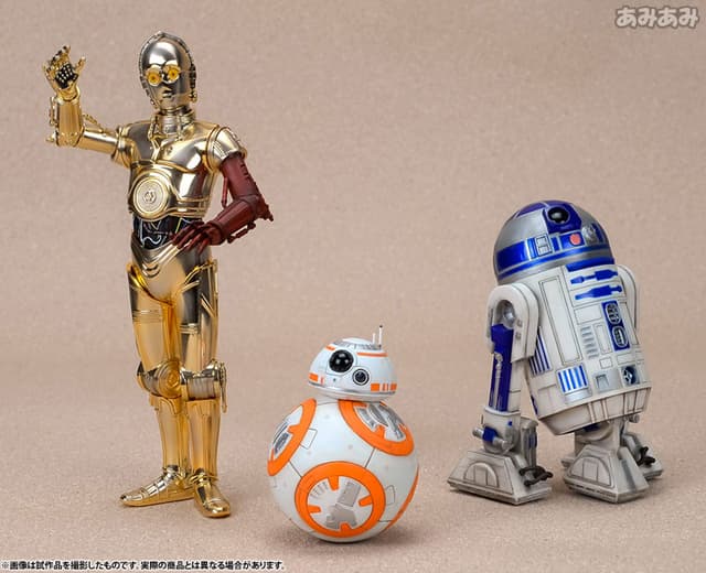 ARTFX+ - Star Wars: The Force Awakens: R2-D2 & C-3PO with BB-8 1/10 Easy Assembly Kit