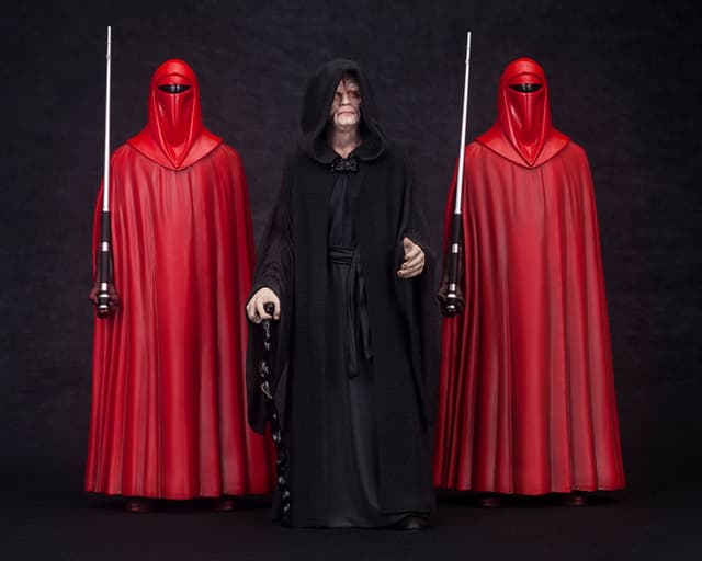 ARTFX+ - Star Wars: Emperor Palpatine with Royal Guard 3Pack 1/10 Easy Assembly Kit