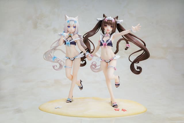 KDcolle "Nekopara" Chocola & Vanilla Maid Swimsuit ver. KADOKAWA Special Set 1/7 Complete Figures
