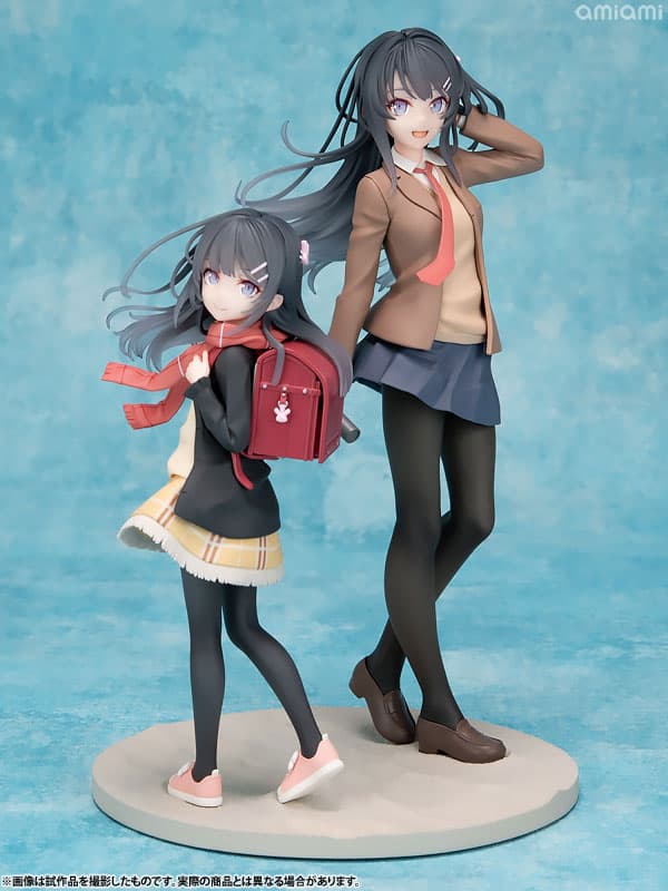 KDcolle Rascal Does Not Dream of a Knapsack Kid Mai Sakurajima High School Graduation Ver. & Knapsack Kid KADOKAWA Special Set Complete Figure