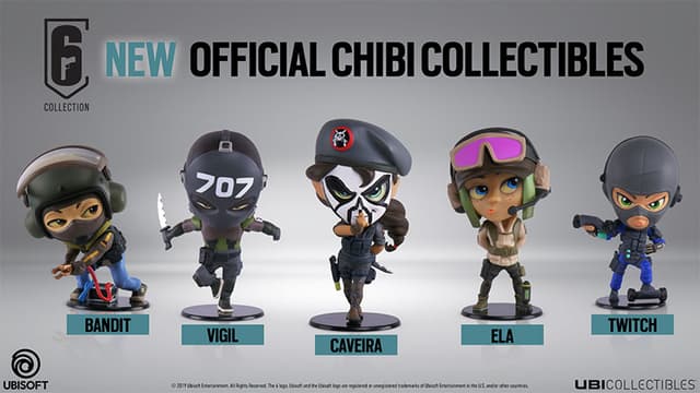 Rainbow Six Siege Six Collection Chibi Figure Series 3 - Set of 5