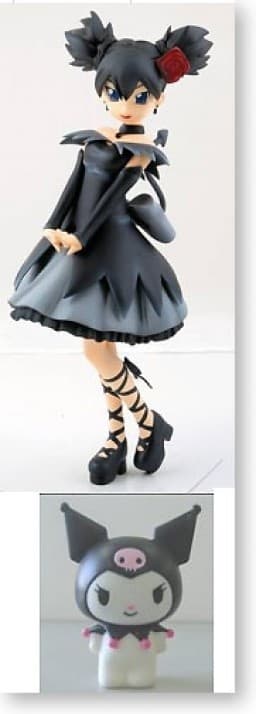 Onegai My Melody - Kuromi - Kurumi Nui - 1/8 - Red Rose Ver.