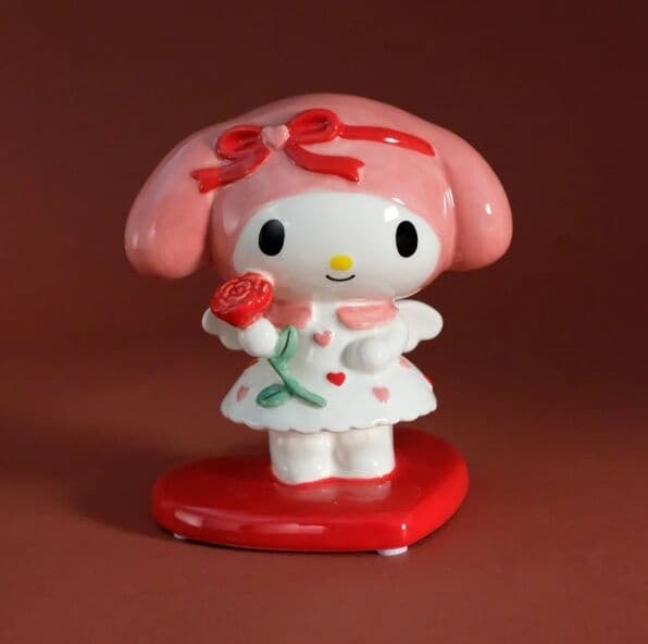 Hello Kitty and Friends - My Melody - Red Rose Figurine
