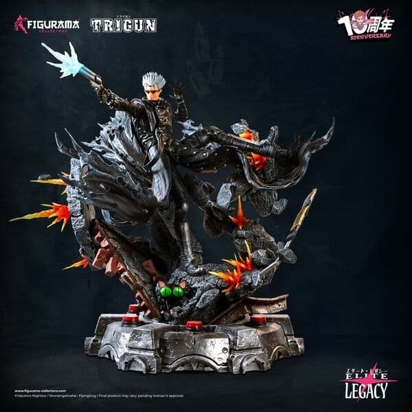 Trigun - Kuro-Neko - Vash the Stampede - Elite Legacy - 1/4 - 10th Anniversary Edition