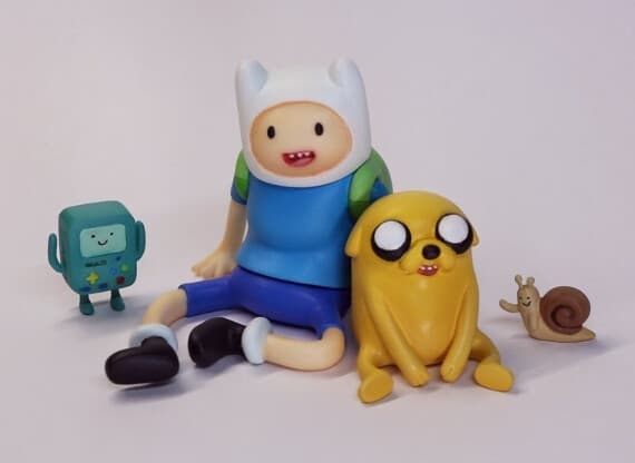 Adventure Time - BMO - Finn the Human - Jake the Dog - Snail
