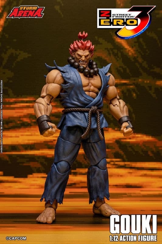Street Fighter Zero 3 - Gouki - Storm Arena - 1/12