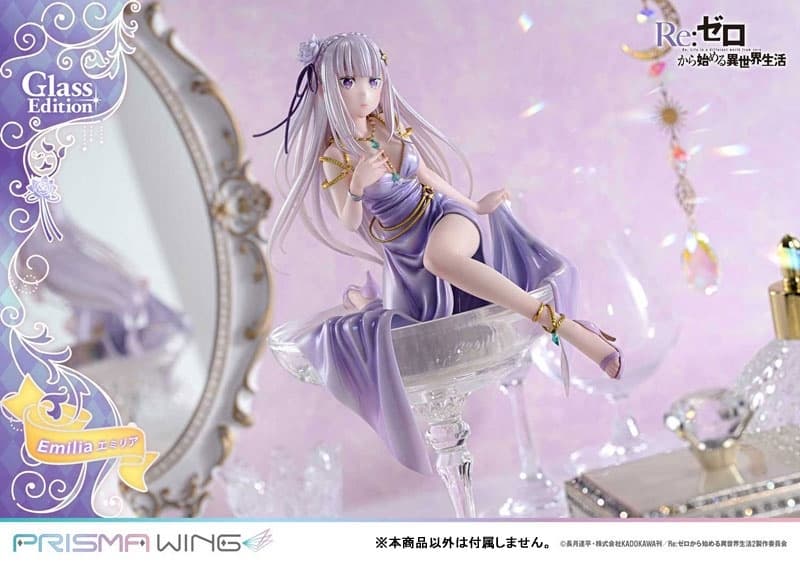 PRISMA WING Re:ZERO -Starting Life in Another World- Emilia Glass Edition 1/7 Complete Figure, view 20 of 21