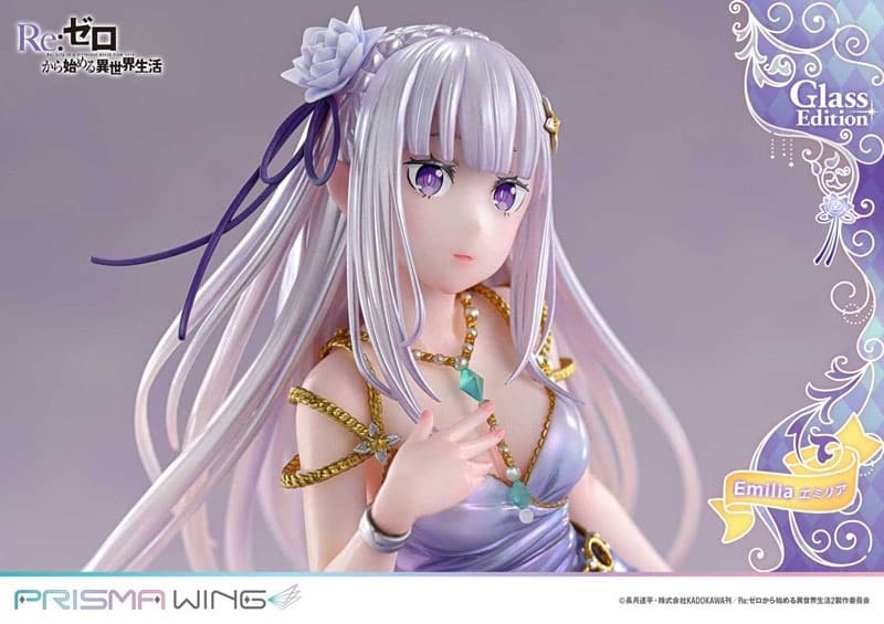 PRISMA WING Re:ZERO -Starting Life in Another World- Emilia Glass Edition 1/7 Complete Figure, view 21 of 21