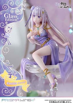 PRISMA WING Re:ZERO -Starting Life in Another World- Emilia Glass Edition 1/7 Complete Figure, view 3 of 22