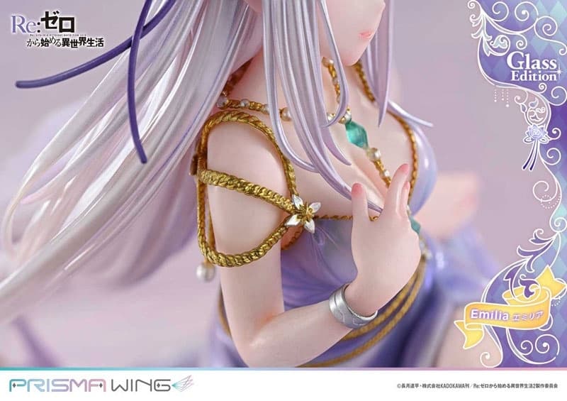 PRISMA WING Re:ZERO -Starting Life in Another World- Emilia Glass Edition 1/7 Complete Figure, view 14 of 21