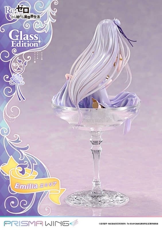 PRISMA WING Re:ZERO -Starting Life in Another World- Emilia Glass Edition 1/7 Complete Figure, view 7 of 21