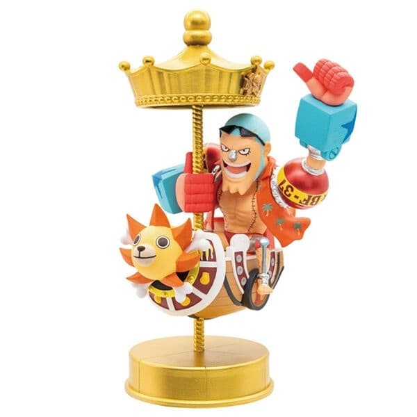 One Piece - Franky - Thousand Sunny - World Collectable Figure - Merry & Sunny Go Round!