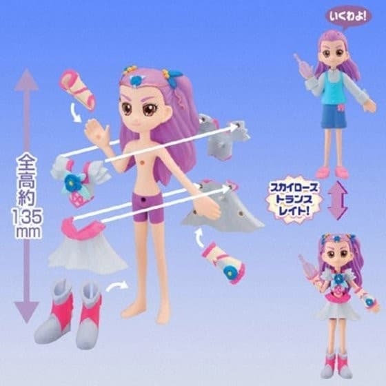 Yes! Precure 5 GoGo! - Milky Rose - Mimino Kurumi - Cure Doll - Okigae Henshin! Cure Doll set Milky Rose