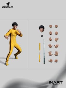 Bruce Lee (Yellow Jumpsuit) 1/12 Action Figure, view 21 of 21