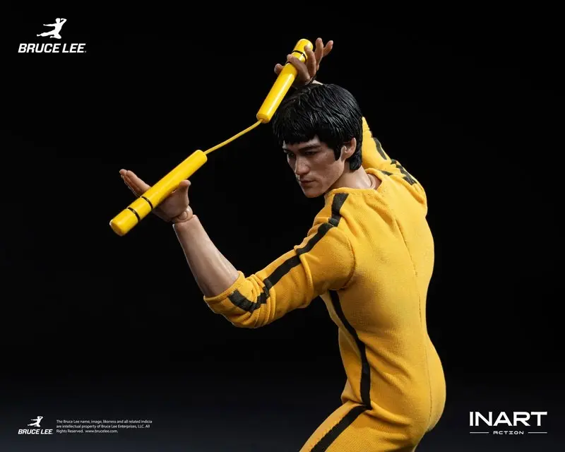 Bruce Lee (Yellow Jumpsuit) 1/12 Action Figure, view 19 of 20