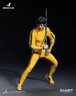 Bruce Lee (Yellow Jumpsuit) 1/12 Action Figure, view 12 of 21