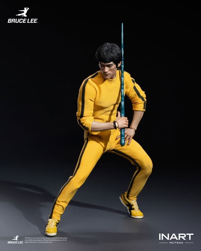 Bruce Lee (Yellow Jumpsuit) 1/12 Action Figure, view 11 of 20