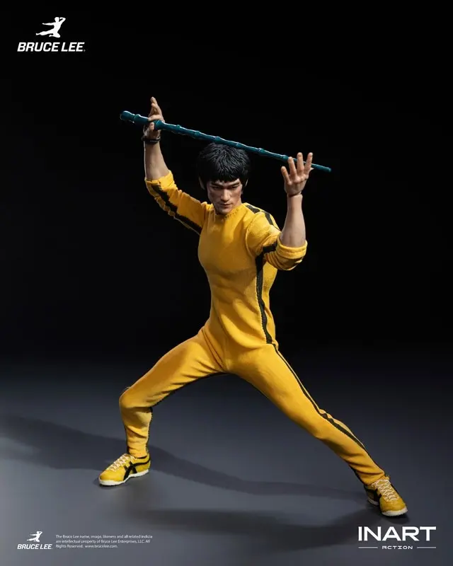 Bruce Lee (Yellow Jumpsuit) 1/12 Action Figure, view 12 of 20