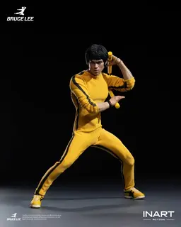 Bruce Lee (Yellow Jumpsuit) 1/12 Action Figure, view 7 of 21