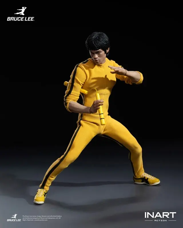 Bruce Lee (Yellow Jumpsuit) 1/12 Action Figure, view 7 of 20