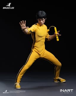 Bruce Lee (Yellow Jumpsuit) 1/12 Action Figure, view 6 of 21