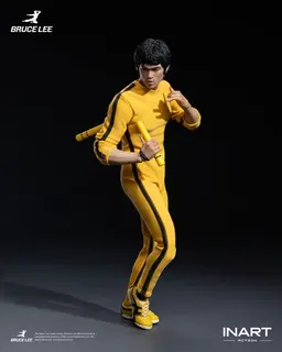 Bruce Lee (Yellow Jumpsuit) 1/12 Action Figure, view 5 of 21