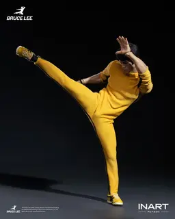 Bruce Lee (Yellow Jumpsuit) 1/12 Action Figure, view 10 of 21