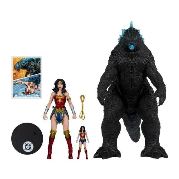 Justice League vs. Godzilla vs. Kong - Wonder Woman - DC Multiverse - Wonder Woman vs. Godzilla