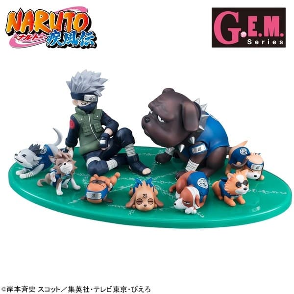 Naruto Shippuuden - Akino - Bisuke - Bull - Guruko - Hatake Kakashi - Pakkun - Shiba - Urushi - Uuhei - to Shinobi Inutachi