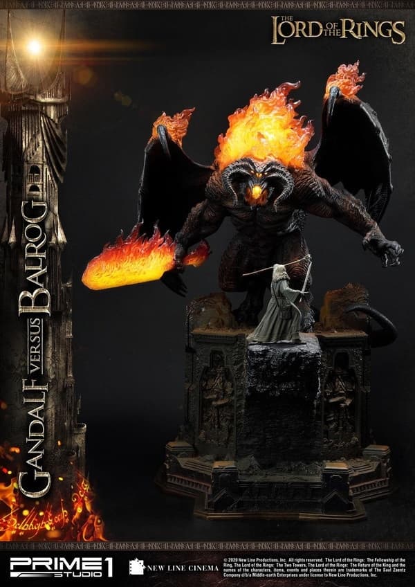 The Lord of the Rings: The Fellowship of the Ring - Balrog - Gandalf - Diorama - Premium Masterline (PMLOTR-02)