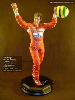 Formula 1 - Ayrton Senna - Fine Art Statue - 1/6 - Ayrton Senna Racing Collection