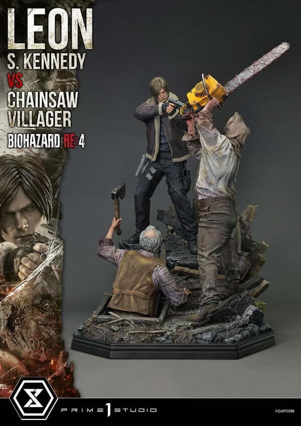 Biohazard Re:4 - Chainsaw Otoko - Leon S. Kennedy - Los Ganados - Ultimate Premium Masterline (UPMRE4-02) - 1/4