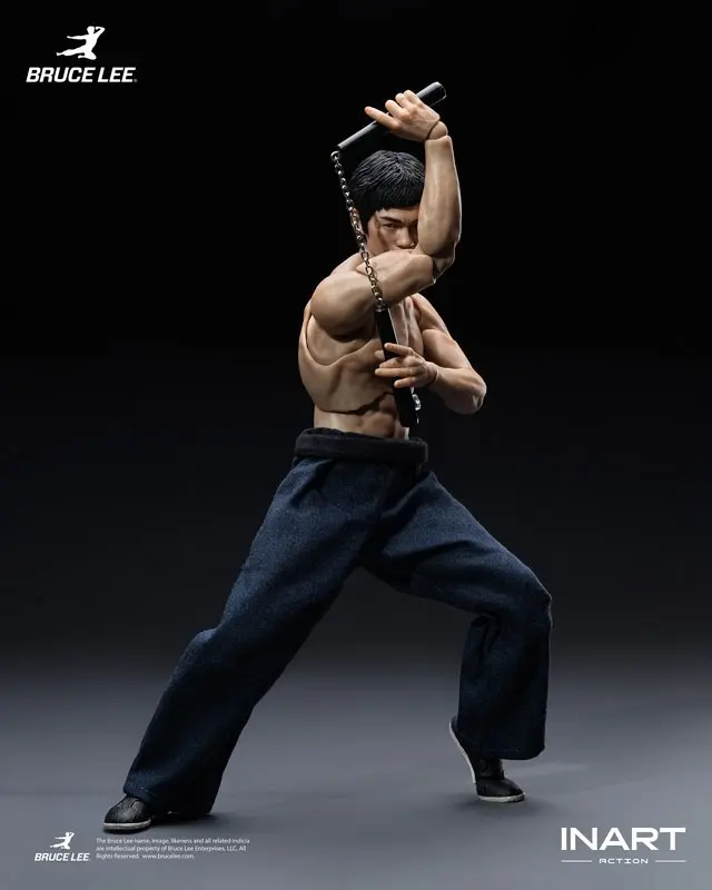 Bruce Lee (Kung Fu Outfit) 1/12 Action Figure, view 9 of 17