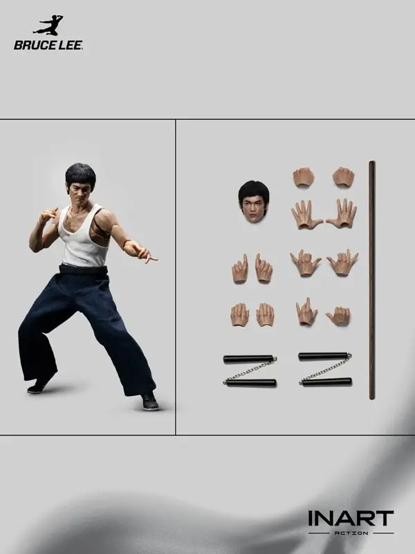 Bruce Lee (Kung Fu Outfit) 1/12 Action Figure, view 17 of 17