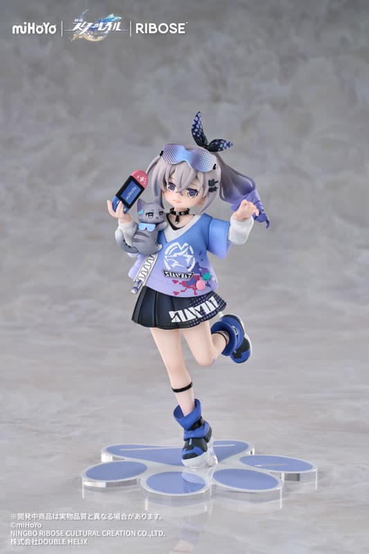 RISE UP+ Honkai: Star Rail Chibi Cat Series Figure Silver Wolf Ver. Complete Figure