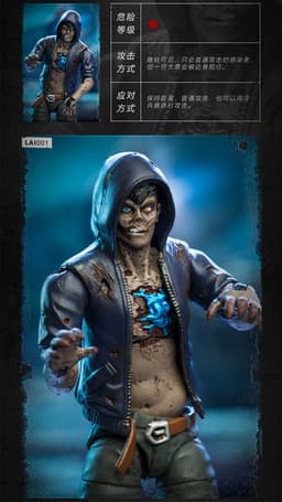 LifeAfter Infected Series 3.75 Inch Action Figure LAI001, view 2 of 4