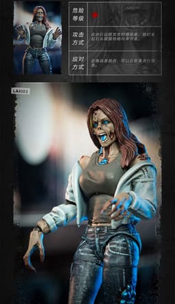LifeAfter Infected Series 3.75 Inch Action Figure LAI003, view 3 of 4